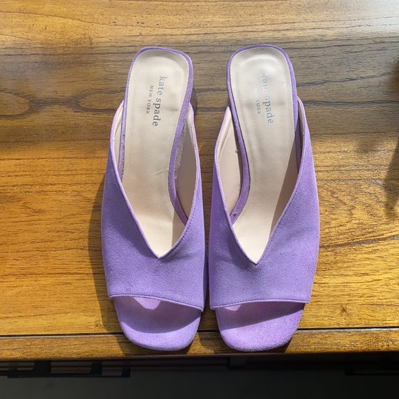 Kate Spade Caila Mules in Pop Lilac size 8 - Picture 8 of 9